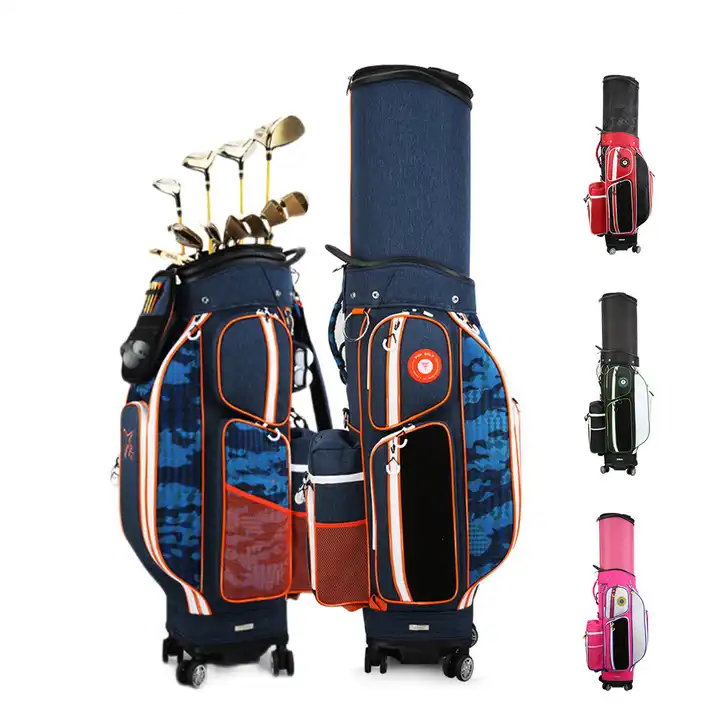  Bolsa de viaje de golf con manga retráctil