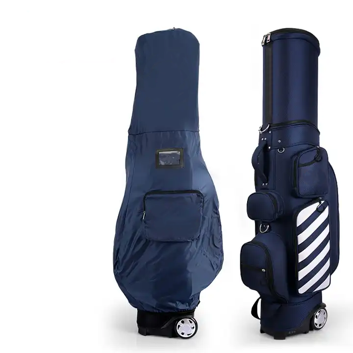 Bolsa de viaje de golf Fabricante de Nylon Golf Bags con ruedas