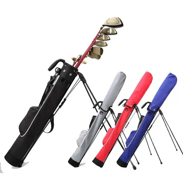 LOGO LOGO Lápiz de golf Cart Bag Stand Sac de Golf PU Sunday Carry Golf Bolse