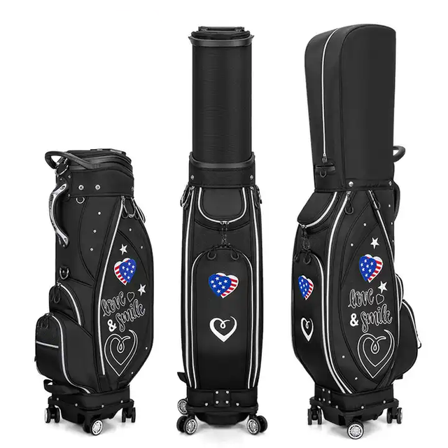 Bolsas de viaje de golf para mujer personalizadas bolsas de golf impermeables con ruedas