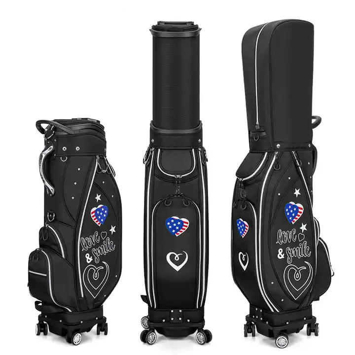 Bolsas de viaje de golf para mujer personalizadas bolsas de golf impermeables con ruedas