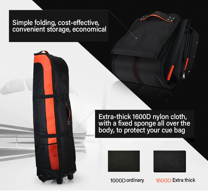  Bolsa de viaje de golf con ruedas ABS