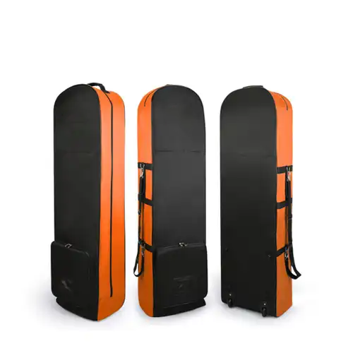  Bolso de viaje de golf con ruedas bolsas de viaje de golf personalizadas fabricante de clubes de golf para aerolíneas