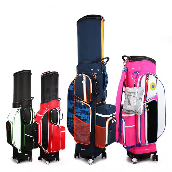  Bolsa de viaje de golf con manga retráctil