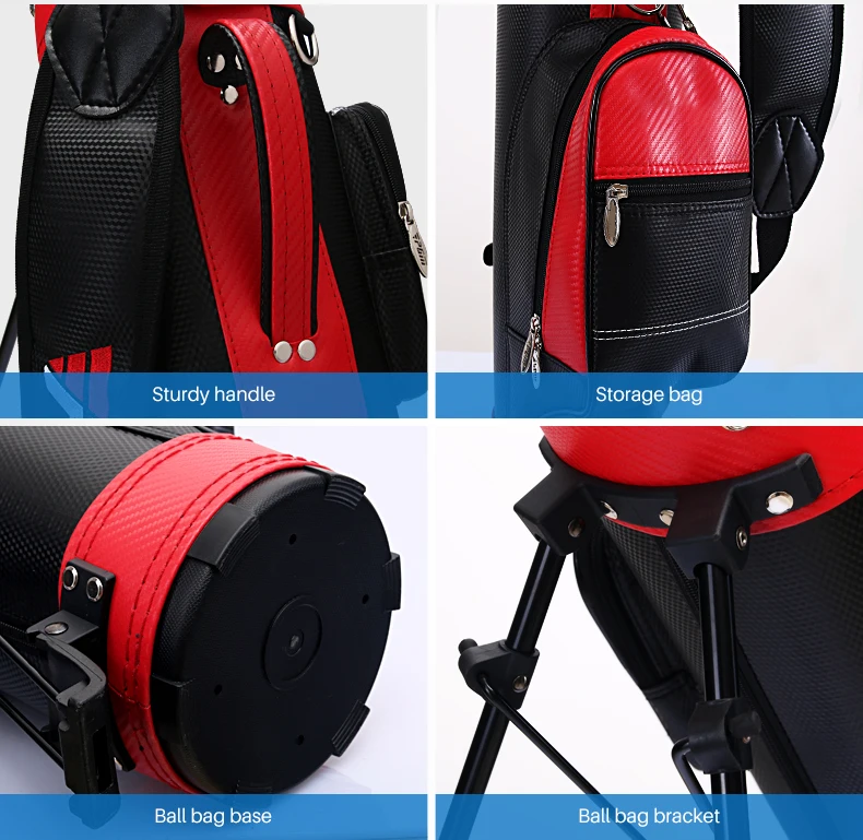 Bolsas de stand de golf dominical bolsas de golf de golf portátiles livianas