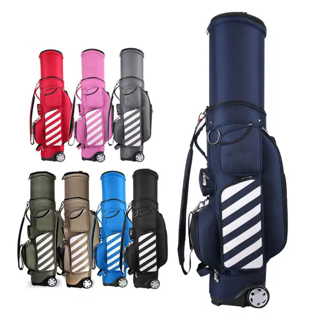 Bolsa de viaje de golf Fabricante de Nylon Golf Bags con ruedas