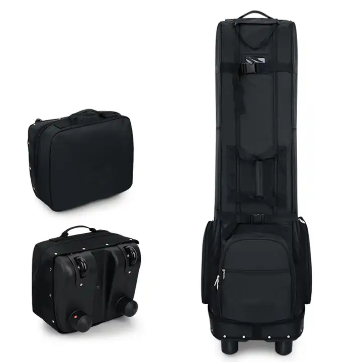 Bolso de viaje de golf con ruedas Durable Nylon Water Water Travel Tours Tour Bag Tour Golf Bolse