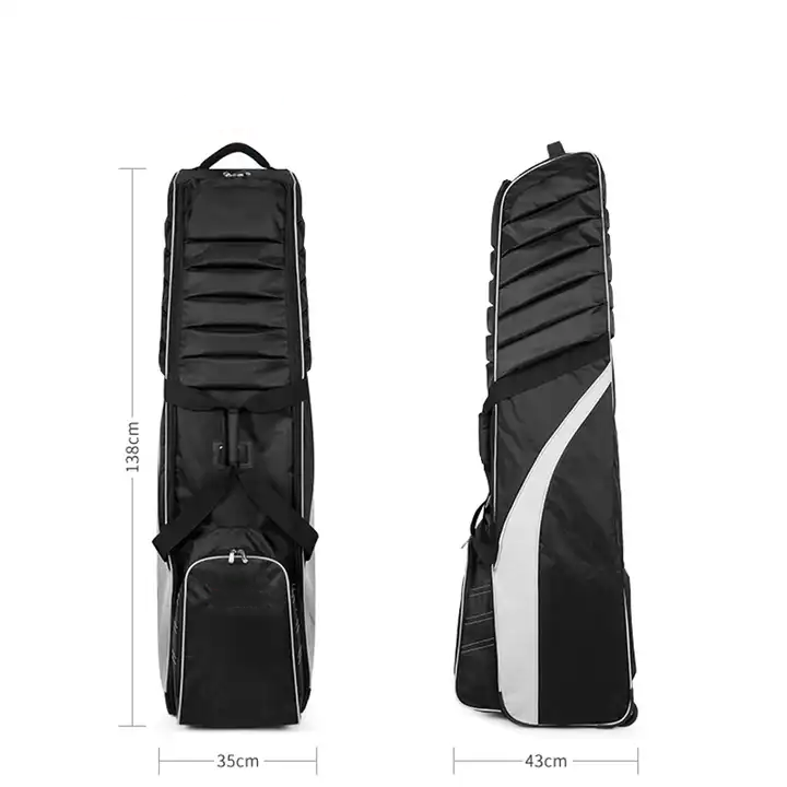 Bolso de carrito de golf personalizado cubierta de la aerolínea bolsita de viaje de golf estuche duro